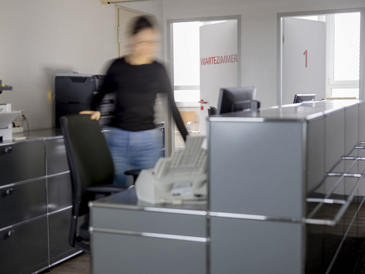 Empfangstheke HNO Zentrum Köln Mülheim